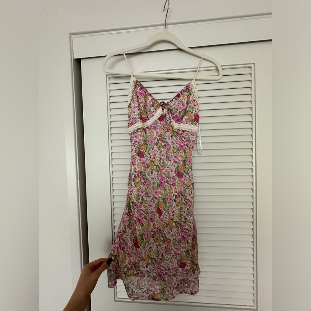 Princess Polly Emilee Mini Dress Pink Floral